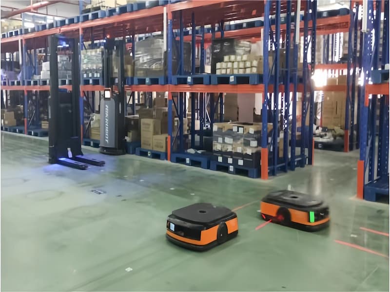 Sistema de transporte inteligente não tripulado Robôs móveis autônomos — AGV à espreita-Kingmore